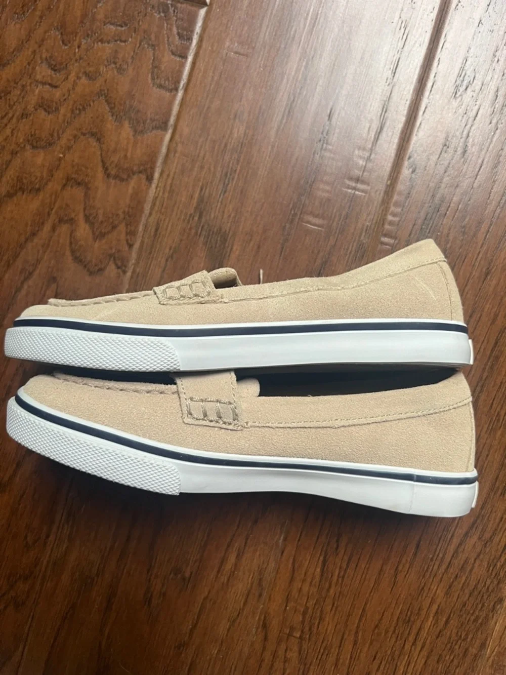 Janie and Jack Slip On Sneaker Suede Leather Shoes Size 1K